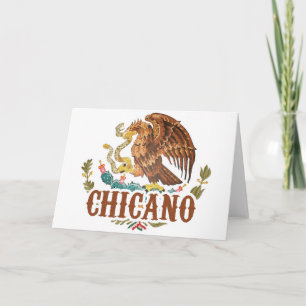 Carte Manteau du Mexique des bras chicano