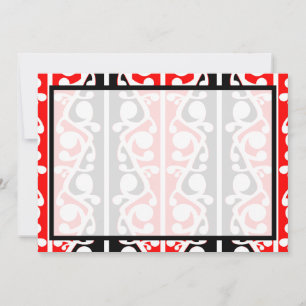 Carte Maori Kowhaiwhai Nouvelle-Zélande