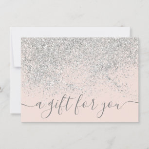 Carte Maquillage cheveux argent parties scintillant past