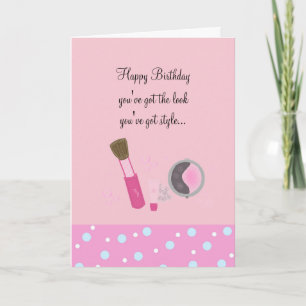 Carte Maquillage rose Vous Avez Du Style
