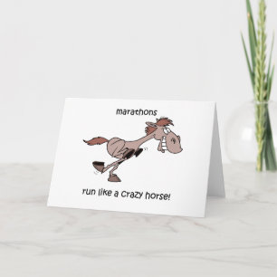 Carte Marathon drôle
