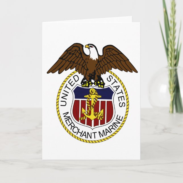 Carte Marchand Marine Seal des États-Unis (Devant)