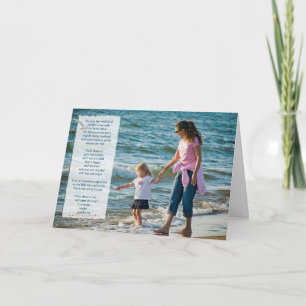 Carte Marche De Plage Anniversaire Pour Petite-Fille