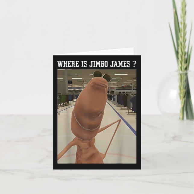 Carte Marcus le ver où est Jimbo James Meme  (Devant)
