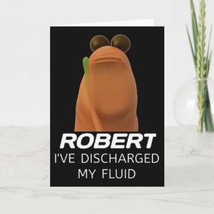 Carte Marcus Le Ver Robert J'ai Déchargé Mon Fluide Ga