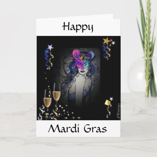 Carte Mardi gras (Devant)