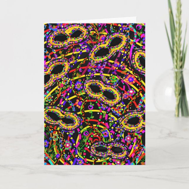 Carte Mardi Gras Art (Devant)