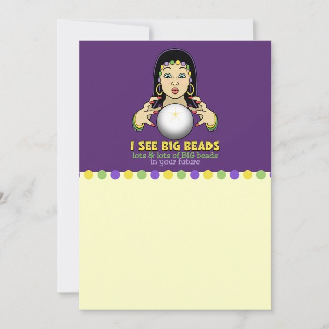 Carte Mardi Gras Fortune (Devant)