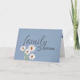 Carte marguerite d'anniversaire de la belle-soeur sur de