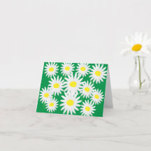 Marguerites Jaunes et Blanches Heureuses
