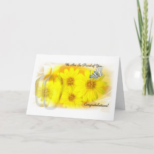 Carte Marguerites reflétées - nous sommes si fiers de
