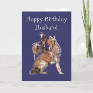 Carte Mari Sauvage Chose Anniversaire Amusants Coyotes A