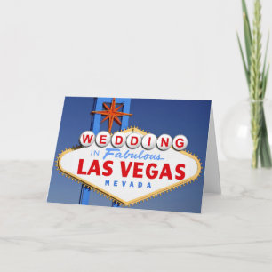 Carte Mariage à Las Vegas