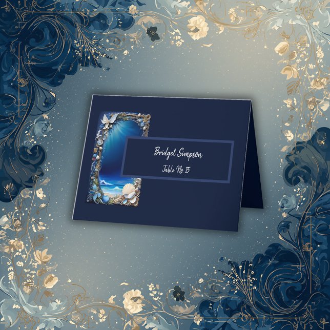 carte Mariage bleue (Créateur téléchargé)