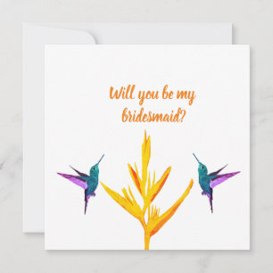 Carte Mariage Bridesmaid