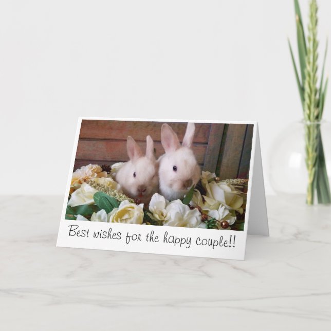 Carte Mariage Bunny (Devant)