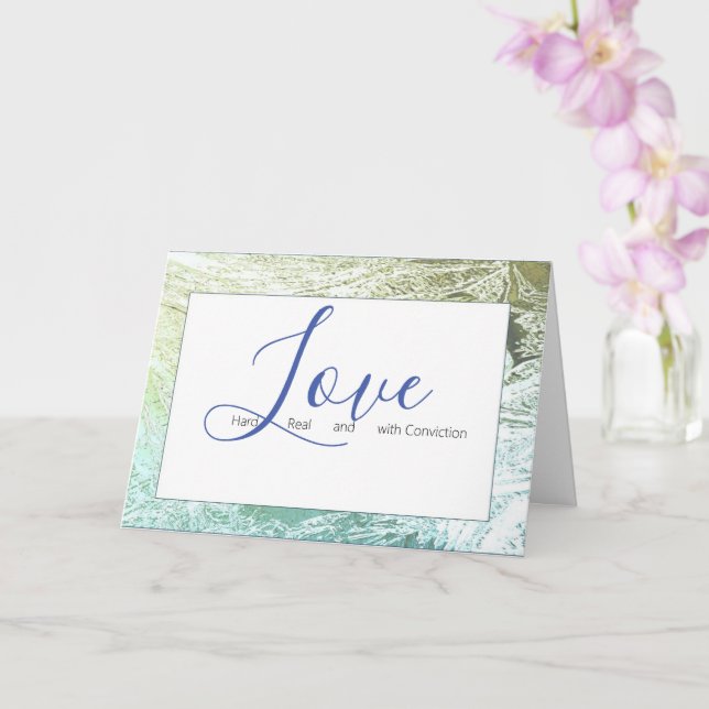 Carte mariage, Carte d'Amour pour la mariée et le  (Orchidée)
