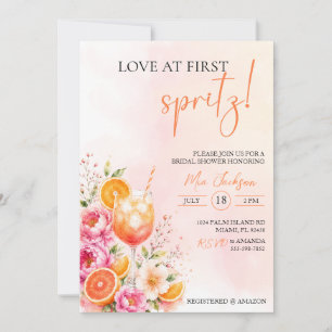 Carte Mariage coup de foudre au Spritz