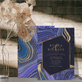 Carte Mariage d'âge Abstrait, minuit ID827