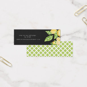 carte Mariage de citrus citron