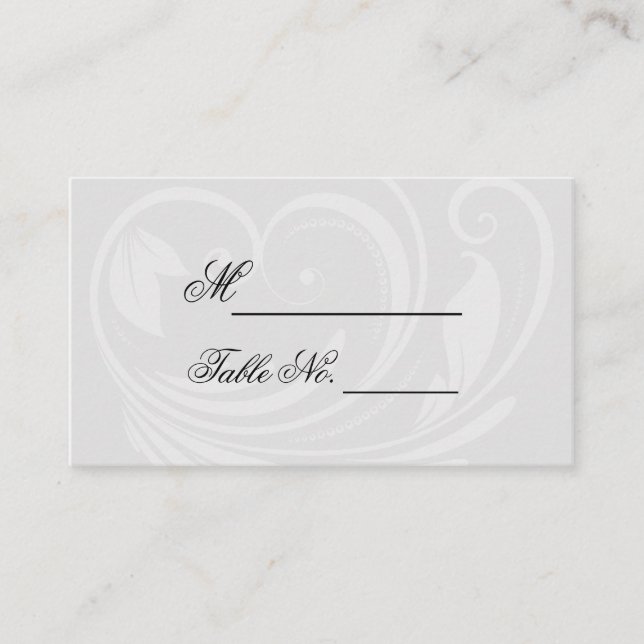 Carte Mariage de coeur à rayures noir et blanc (Devant)