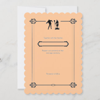 Carte Mariage de Couple Effrayant