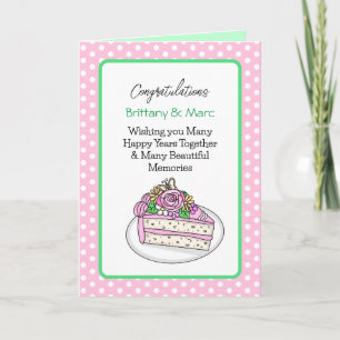 Carte Mariage de félicitations personnalisé