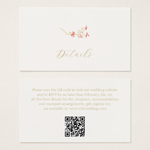 Carte Mariage de fermeture du registre des cadeaux