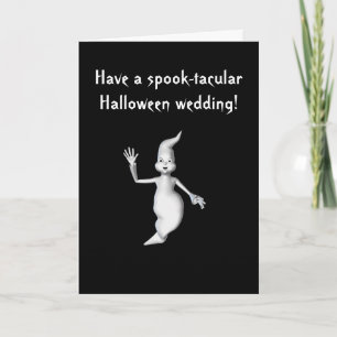 Carte "Mariage de Halloween de Spectre-tacular !" -