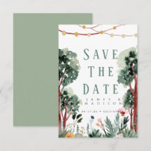 Mariage de lumière arrière - plan forestier