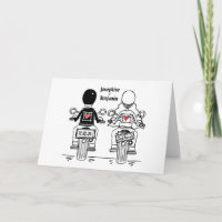 Mariage de moto de motard
