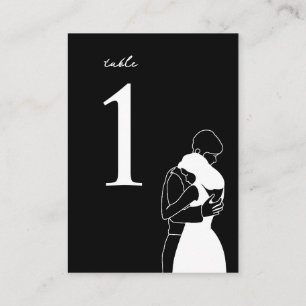 Carte mariage de nom d'invité personnalisée