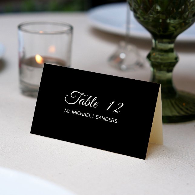 Carte mariage de nom d'invité personnalisée (Créateur téléchargé)
