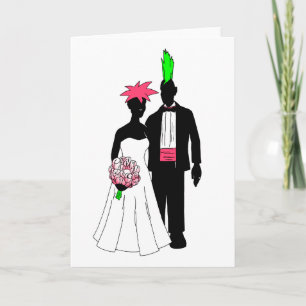 Carte Mariage de punk