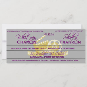 Carte Mariage de thème de film