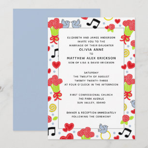 Carte Mariage d'été