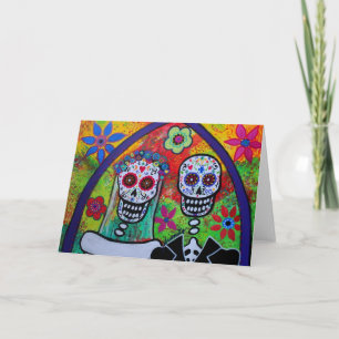 Carte Mariage Dia de los Muertos