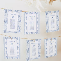 Carte Mariage double face Chinoiserie