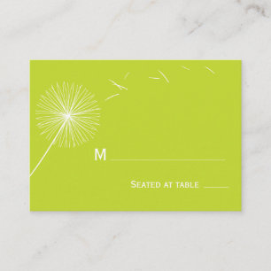 Carte Mariage Dreamy Dandelion - Green Meadow