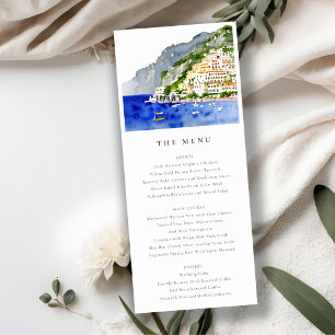 Carte Mariage du paysage de la côte d'Amalfi Itali