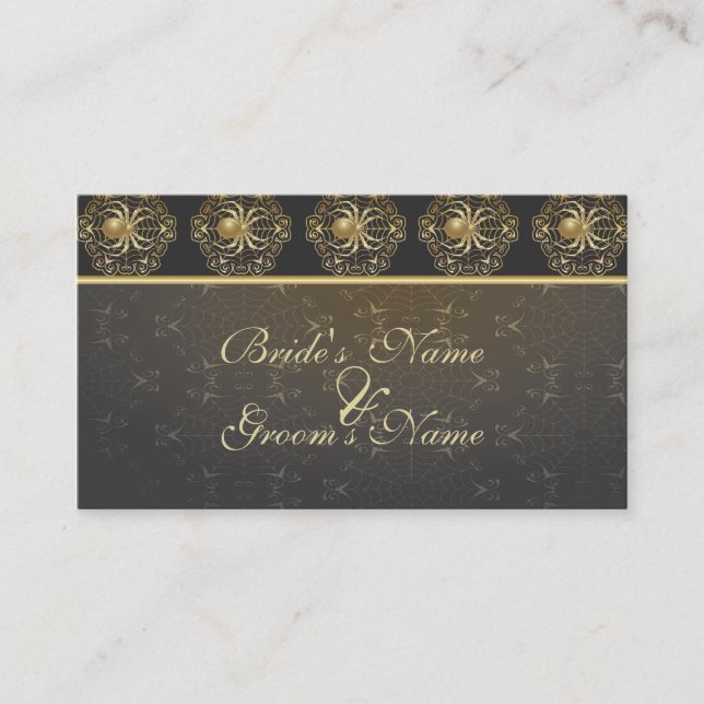 Carte Mariage du site Web Golden Spiders (Devant)