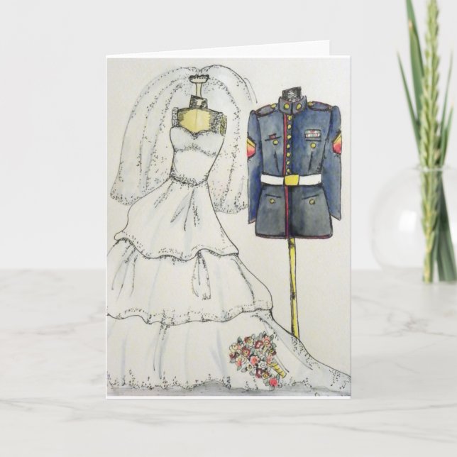 Carte Mariage d'usmc (Devant)