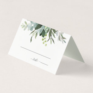 Carte Mariage Eucalyptus Green Foliing
