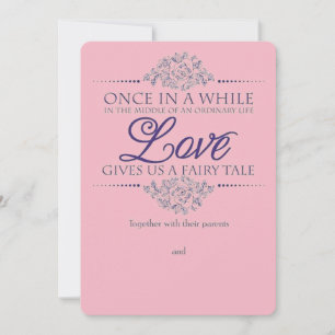 Carte Mariage Fairytale