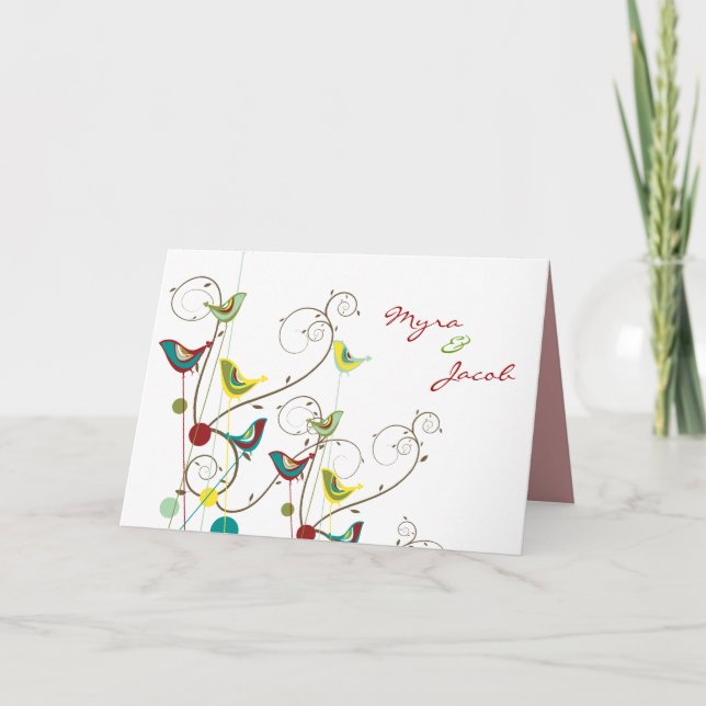 carte Mariage Ffatifatifatifatit Colorful Summer B (Devant)
