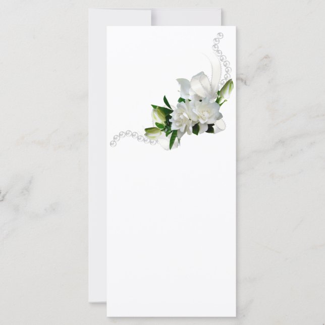 Carte Mariage Gardenias (Devant)