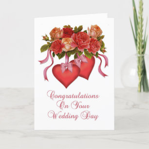 Carte Mariage "Le jour de votre mariage"