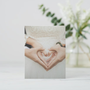 Carte Mariage Mariage de coeur Mains Mariage romantique