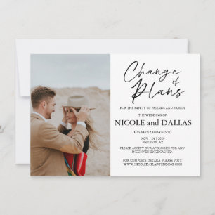 Carte Mariage moderne reprogrammé Changement de régime D