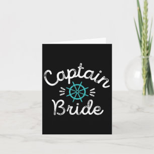 Carte Mariage nautique amusant jumelage de bateau Casqu